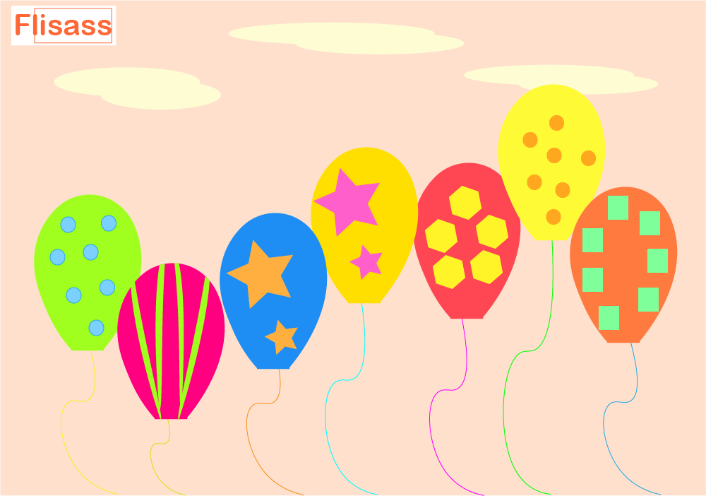 A parade of balloons