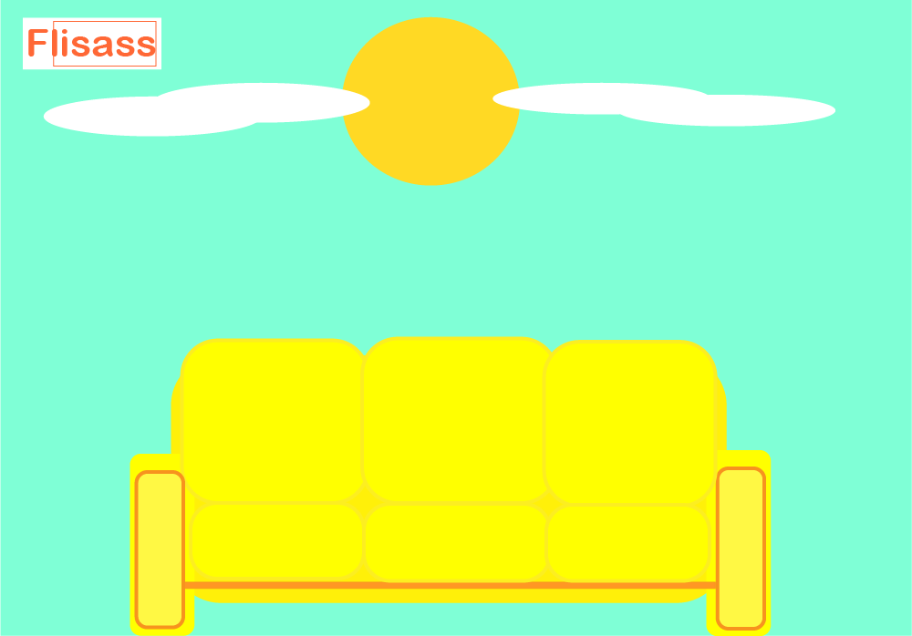 O sofá amarelo